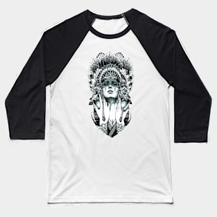 Indian Warrior Baseball T-Shirt